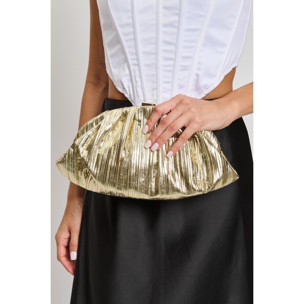 New❤️Gold Jewel Clutch
